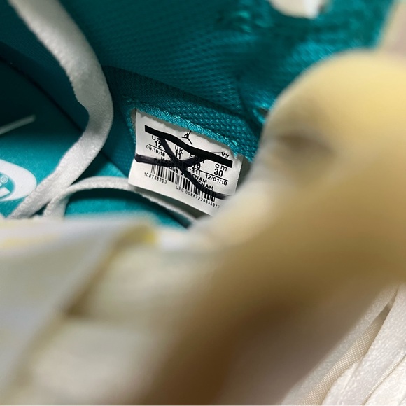 Used No Box Size 12 Air Jordan 1 Retro High Turbo Green - Picture 7 of 7